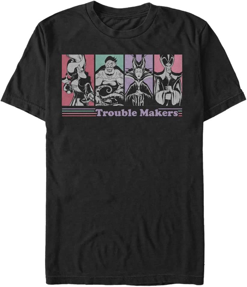 Disney Young Men's Trouble Maker Short Sleeve Apparel | Premium Quality | Must-Have Style