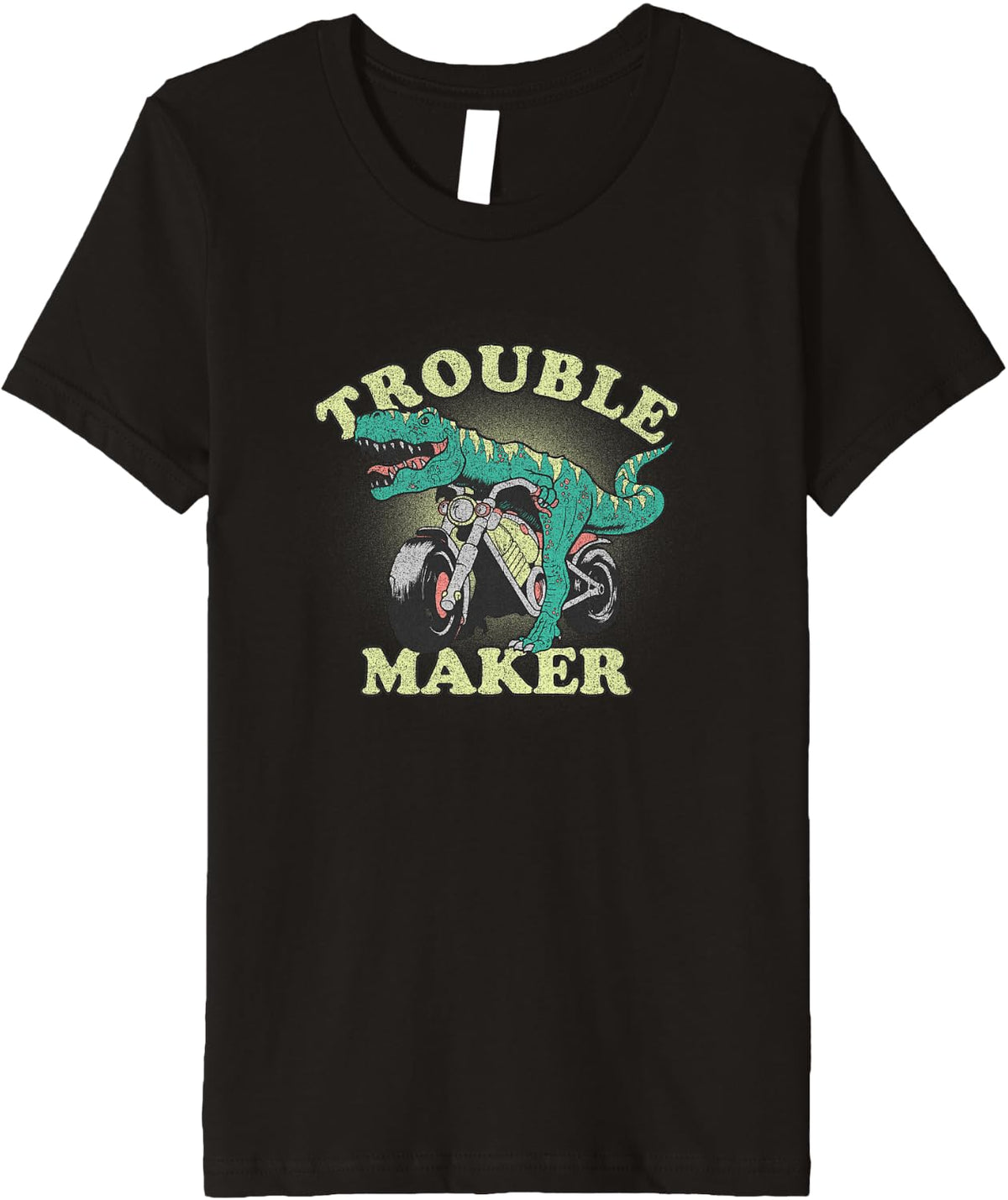 Dino Tread Trouble Maker Premium Apparel | Trending 2025 | Must-Have Style