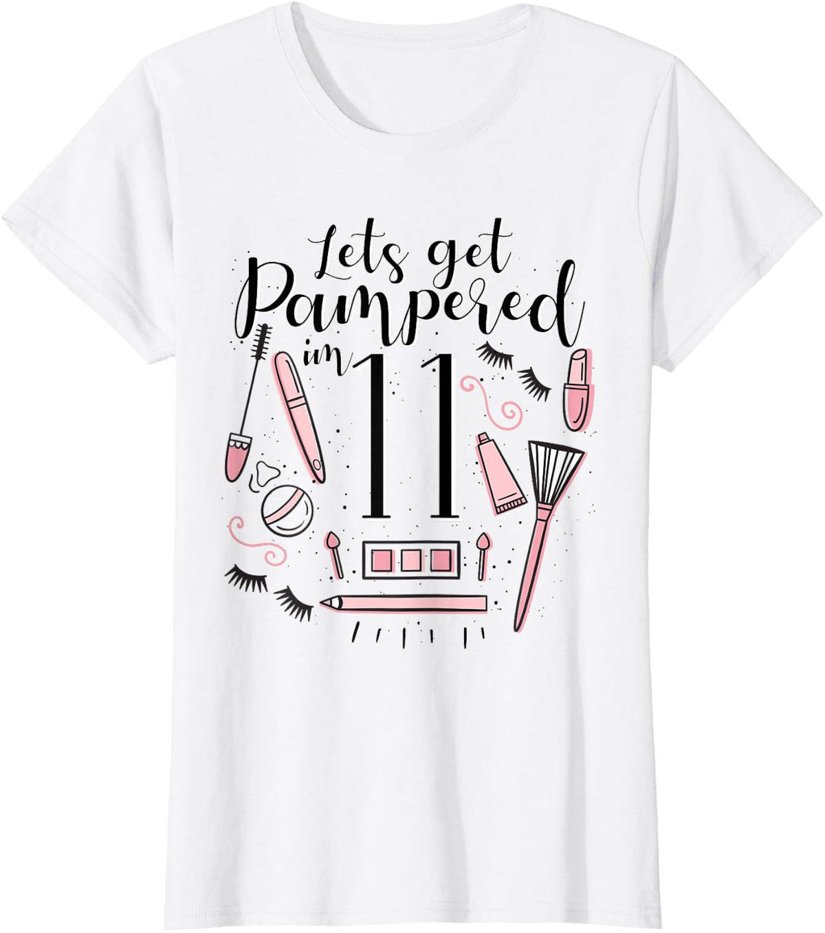 11 Year Old Spa Birthday Shirt Girls Pampered Day 11th Gift T-Shirt | Trending 2025 | Top Rated Comfort