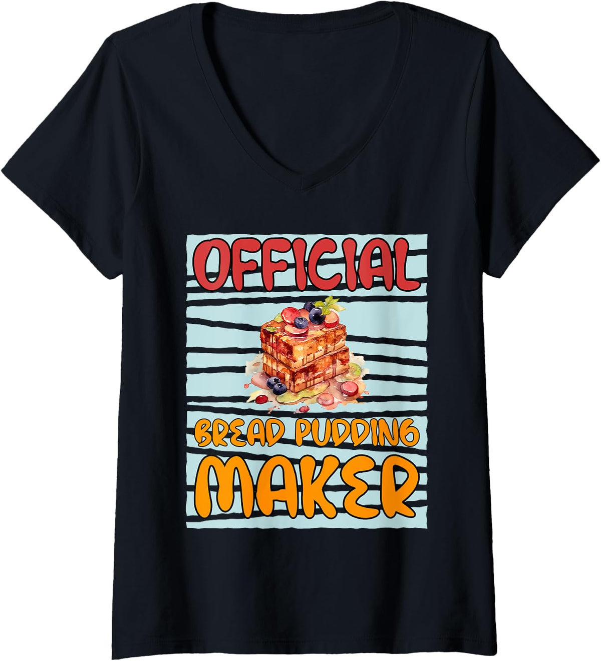 Officially Bread Pudding Maker Cooking Chef V-Neck Apparel | Trending 2025 | Aesthetic Fit