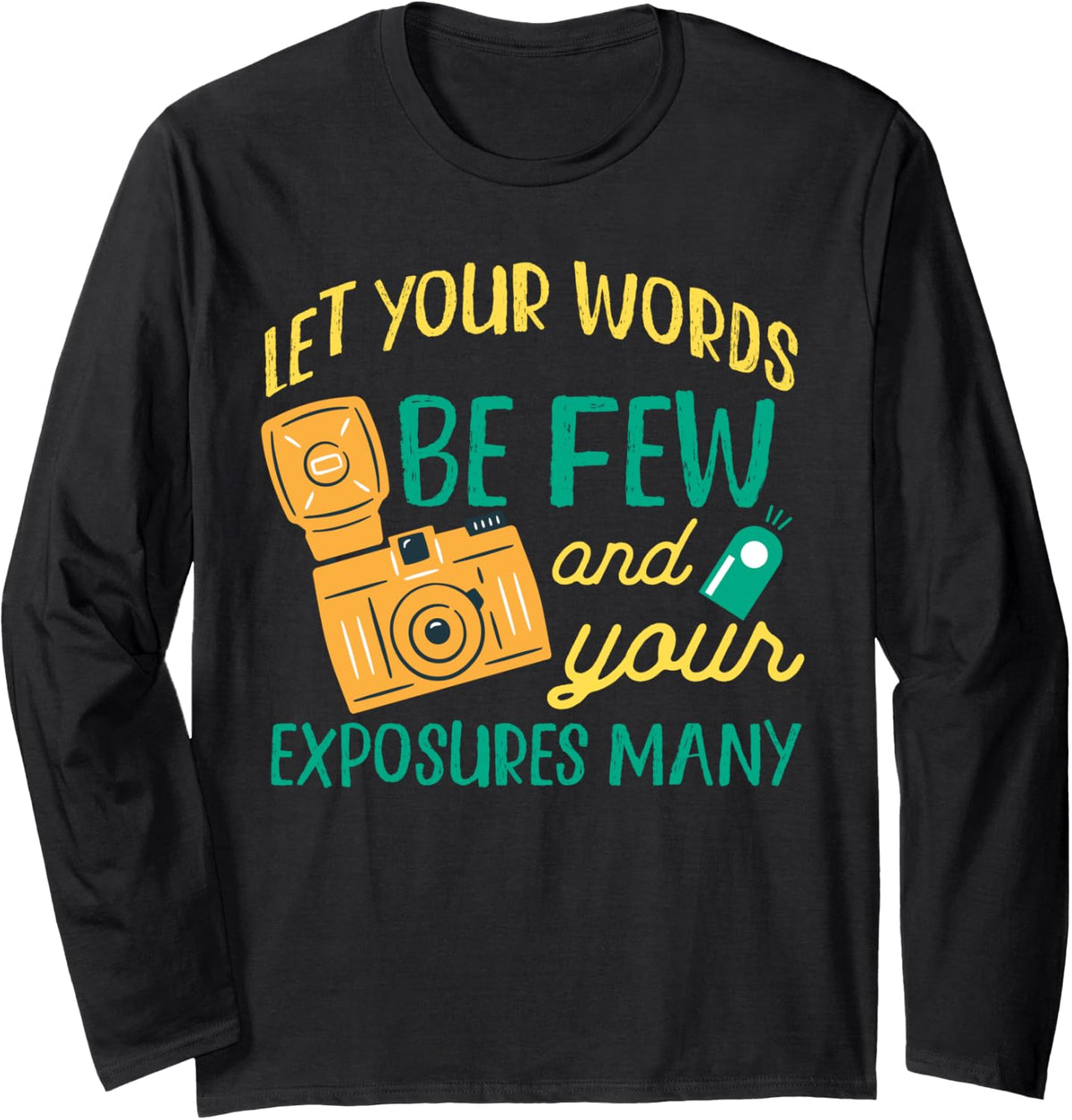 Photography Design For Film Makers Long Sleeve Apparel | Premium Quality | Must-Have Style