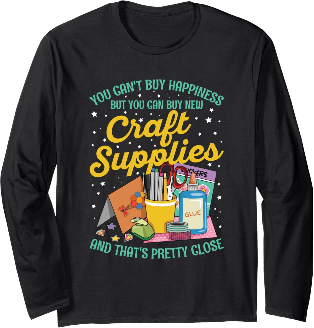 Card Making Crafting Quote for a Card Maker Long Sleeve Apparel | Trending 2025 | Comfort Daily Wear