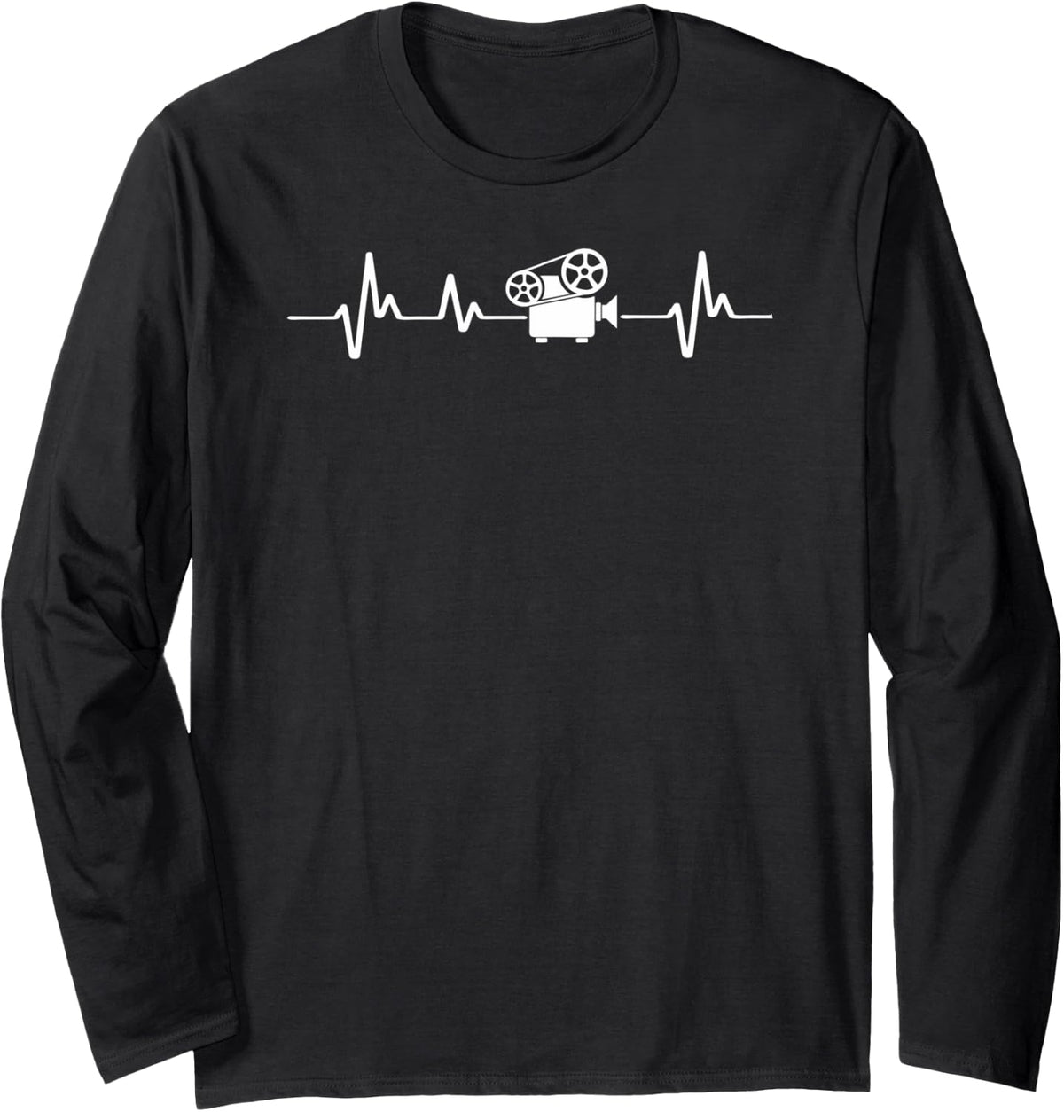 Movie heartbeat film critic film buff film nerd cinephile Long Sleeve Apparel | US Viral Style | Comfort Daily Wear