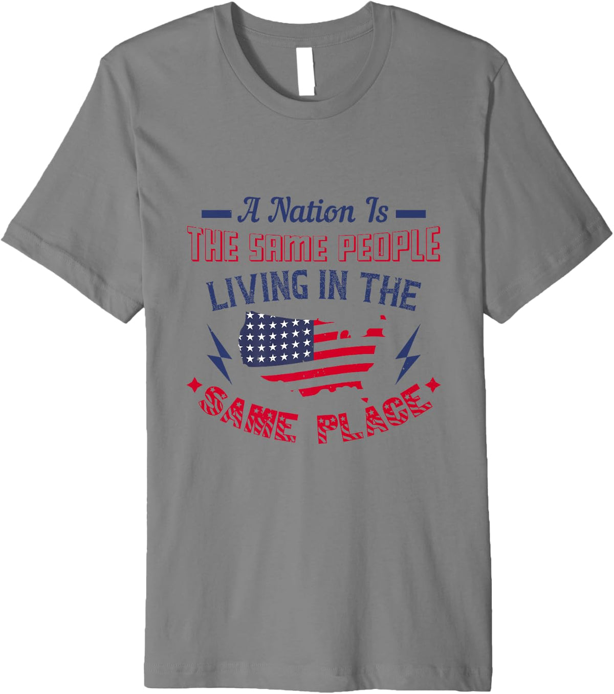 American Patriot - Same People, Same Place Premium Apparel | High Search Volume | Aesthetic Casual Look