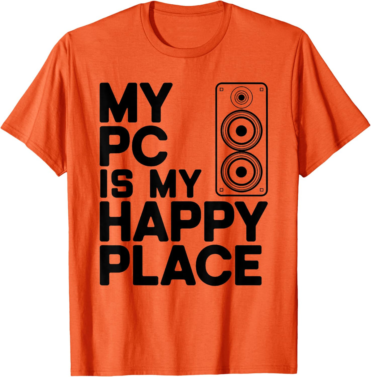 My PC is My Happy Place Gaming Music Enthusiast Apparel | Trending 2025 | Perfect Gift Choice
