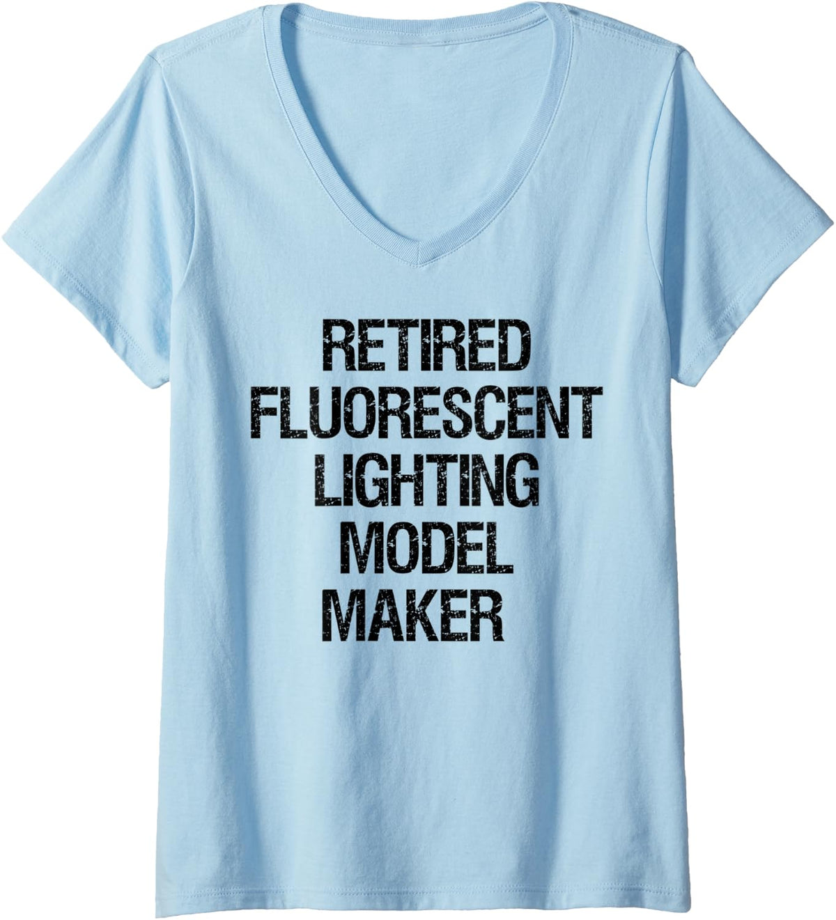 Womens Retired Fluorescent Lighting Model Maker V-Neck Apparel | High Search Volume | Aesthetic Fit