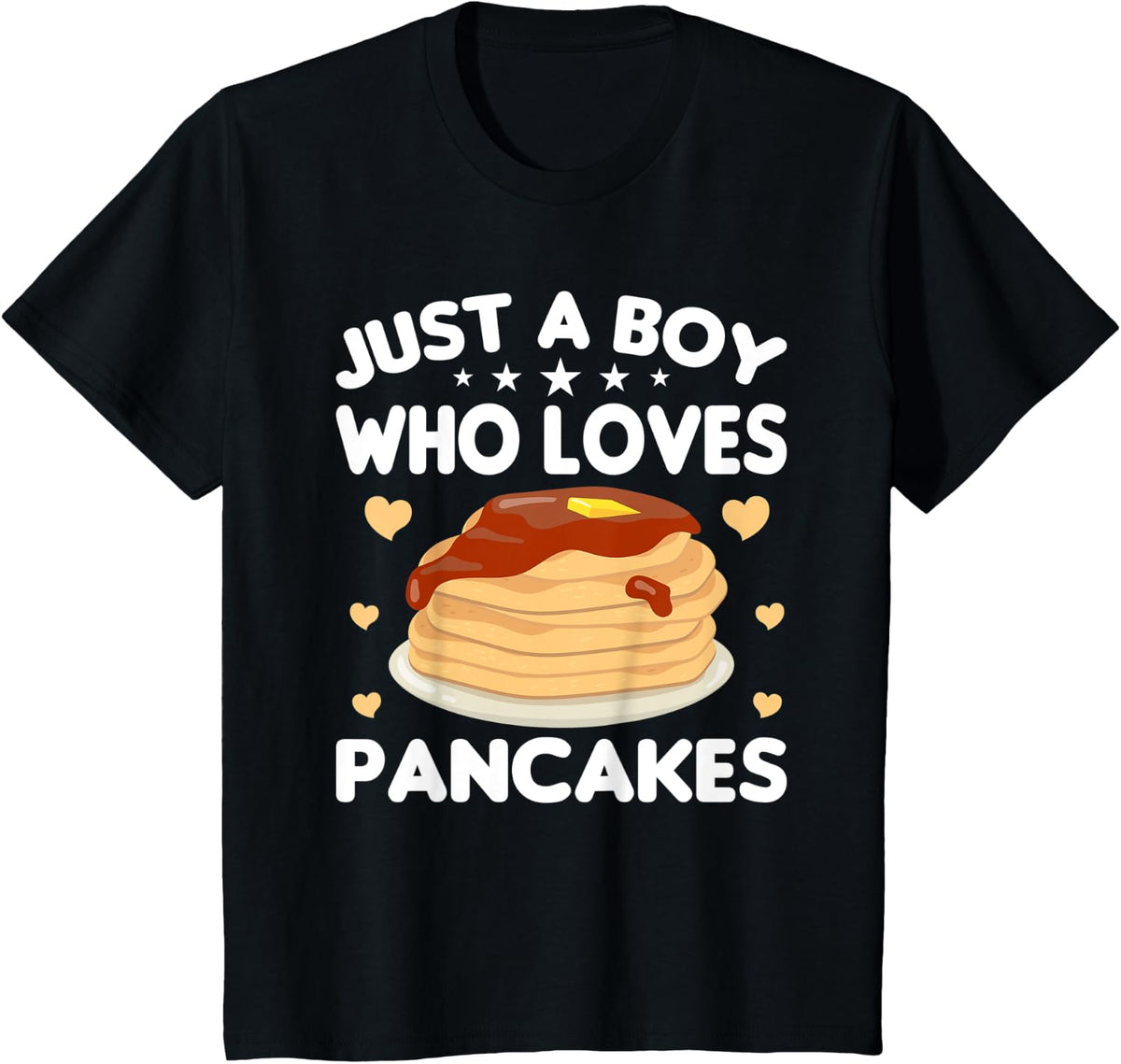 Kids Just a Boy Who Loves Pancakes Breakfast Funny Pancake Maker Apparel | High Search Volume | Perfect Gift Idea