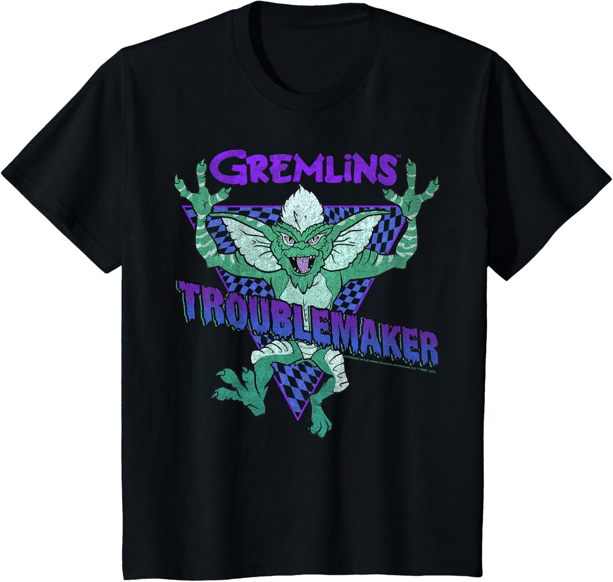 Kids Gremlins Stripe Troublemaker Portrait Apparel | High Search Volume | Perfect Gift Idea