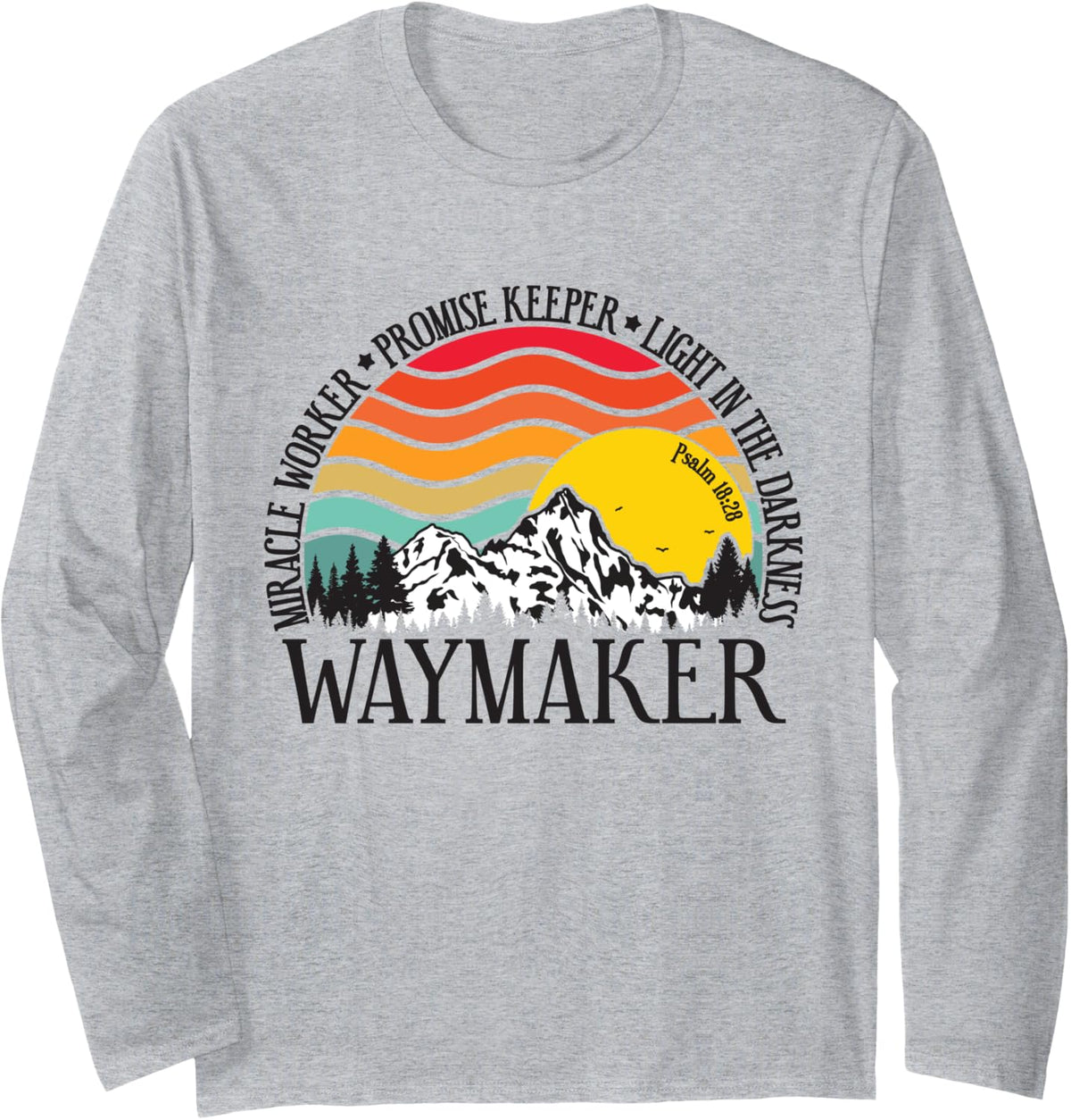 Way-maker Women Men Waymaker Long Sleeve Apparel | Best Seller Pick | Perfect Gift Idea
