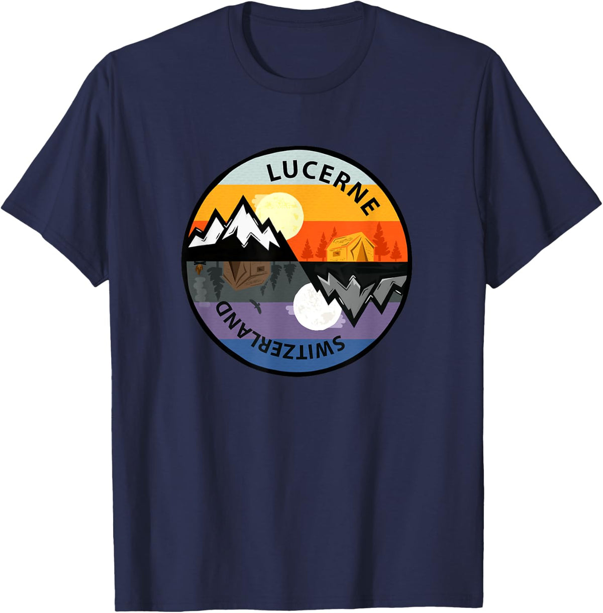 Retro Vintage Lucerne, Switzerland Souvenir Apparel | Premium Quality | Comfort Daily Wear