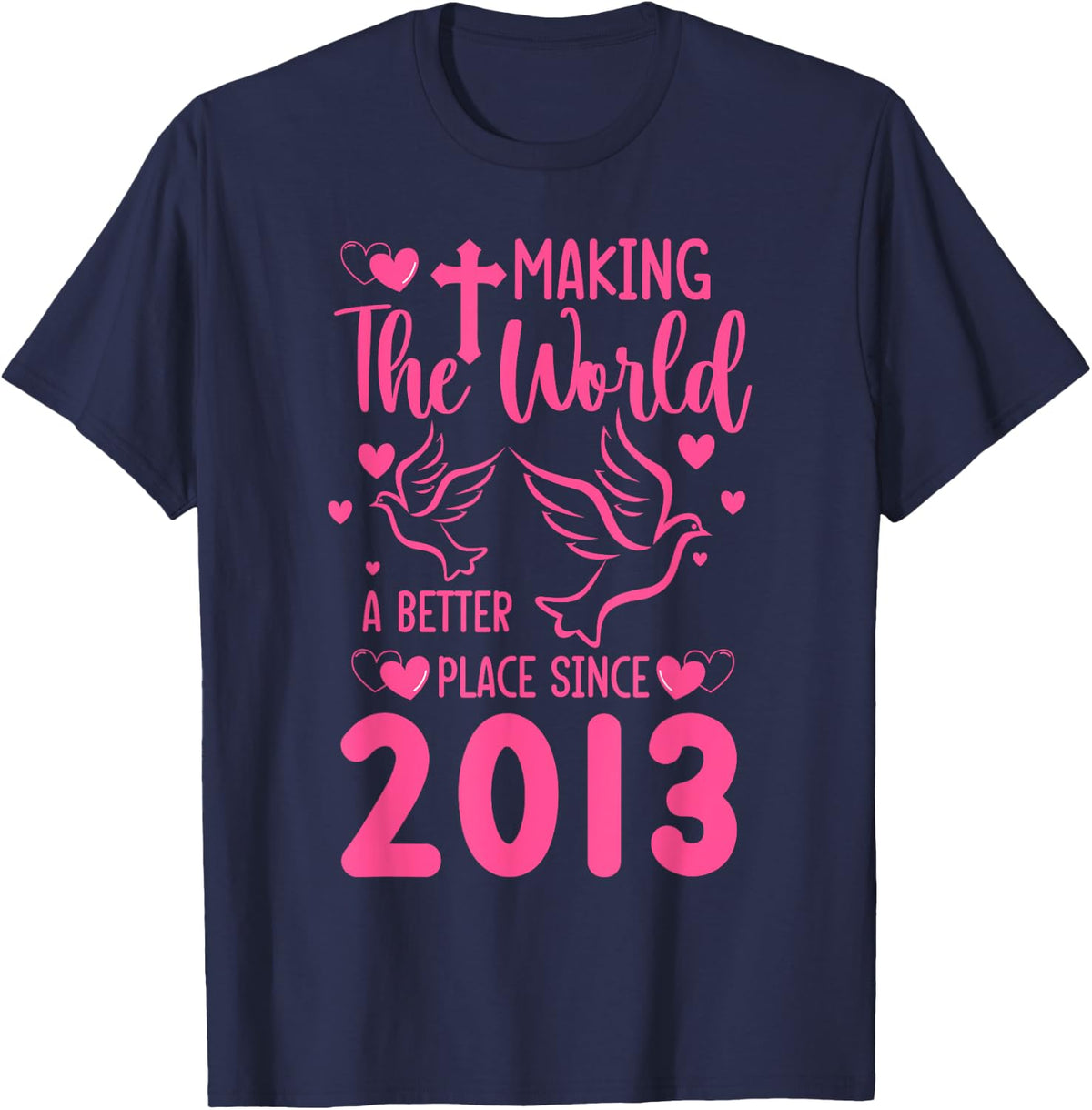 10 Birthday Making the world a better place since 2013 Apparel | Top Conversion Title | Top Rated Comfort