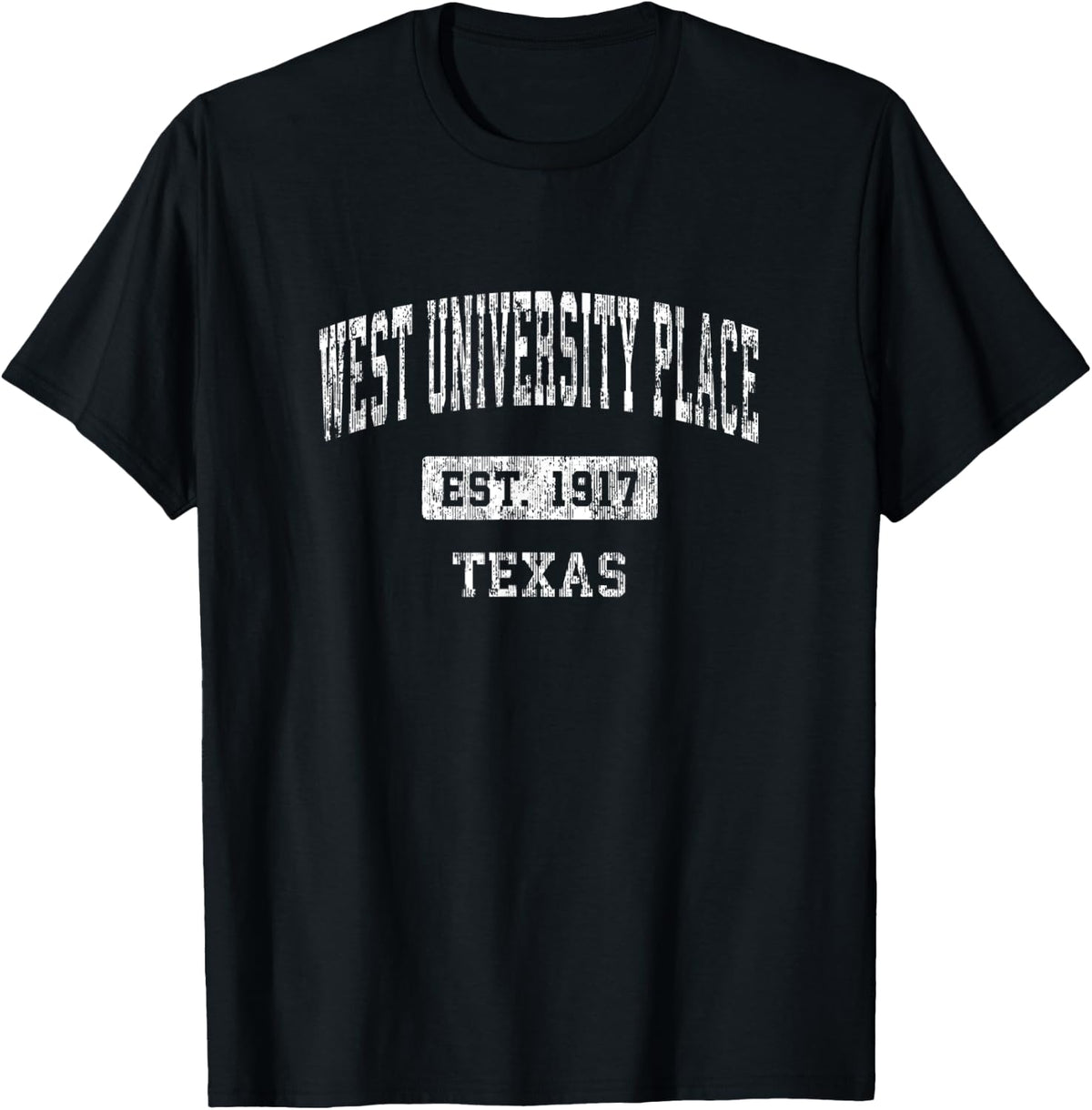 West University Place Texas TX Vintage Sports Established De Apparel | Top Conversion Title | Top Rated Comfort