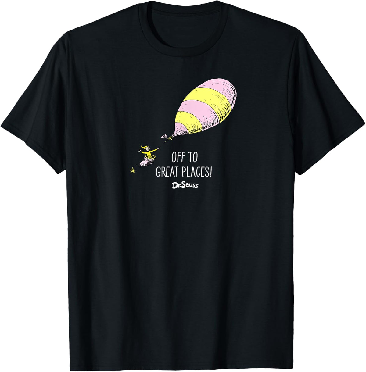 Dr. Seuss Oh the Places, Off to Great Places Apparel | Google Shopping Optimized | Perfect Gift Choice