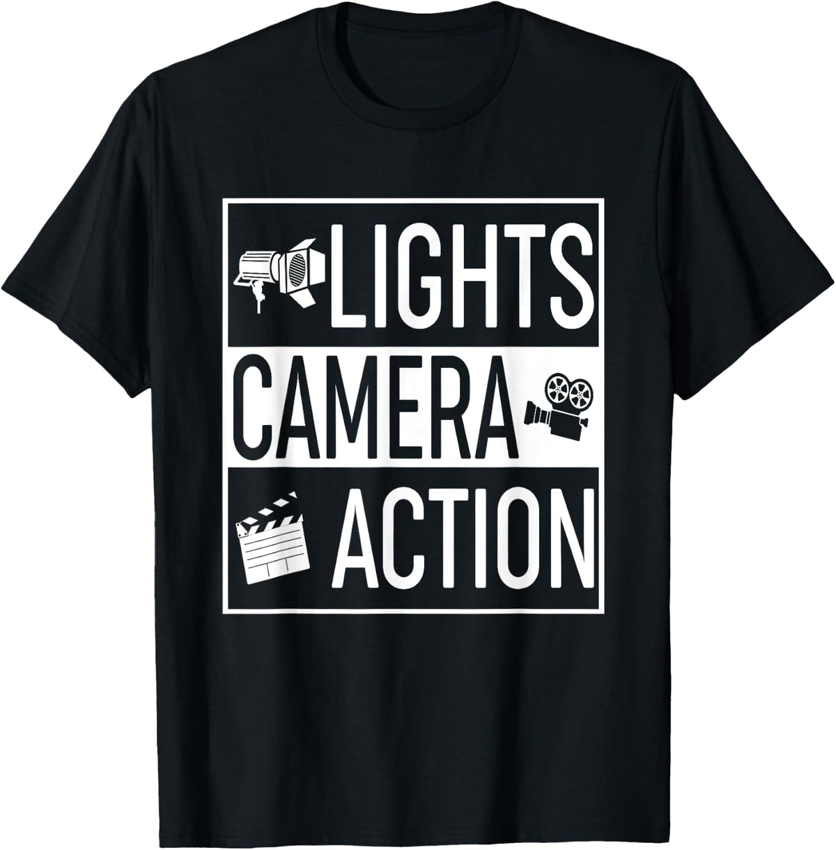 Lights Camera Action Movie Director Filmmaker for Filmmaking Apparel | Trending 2025 | Perfect Gift Idea