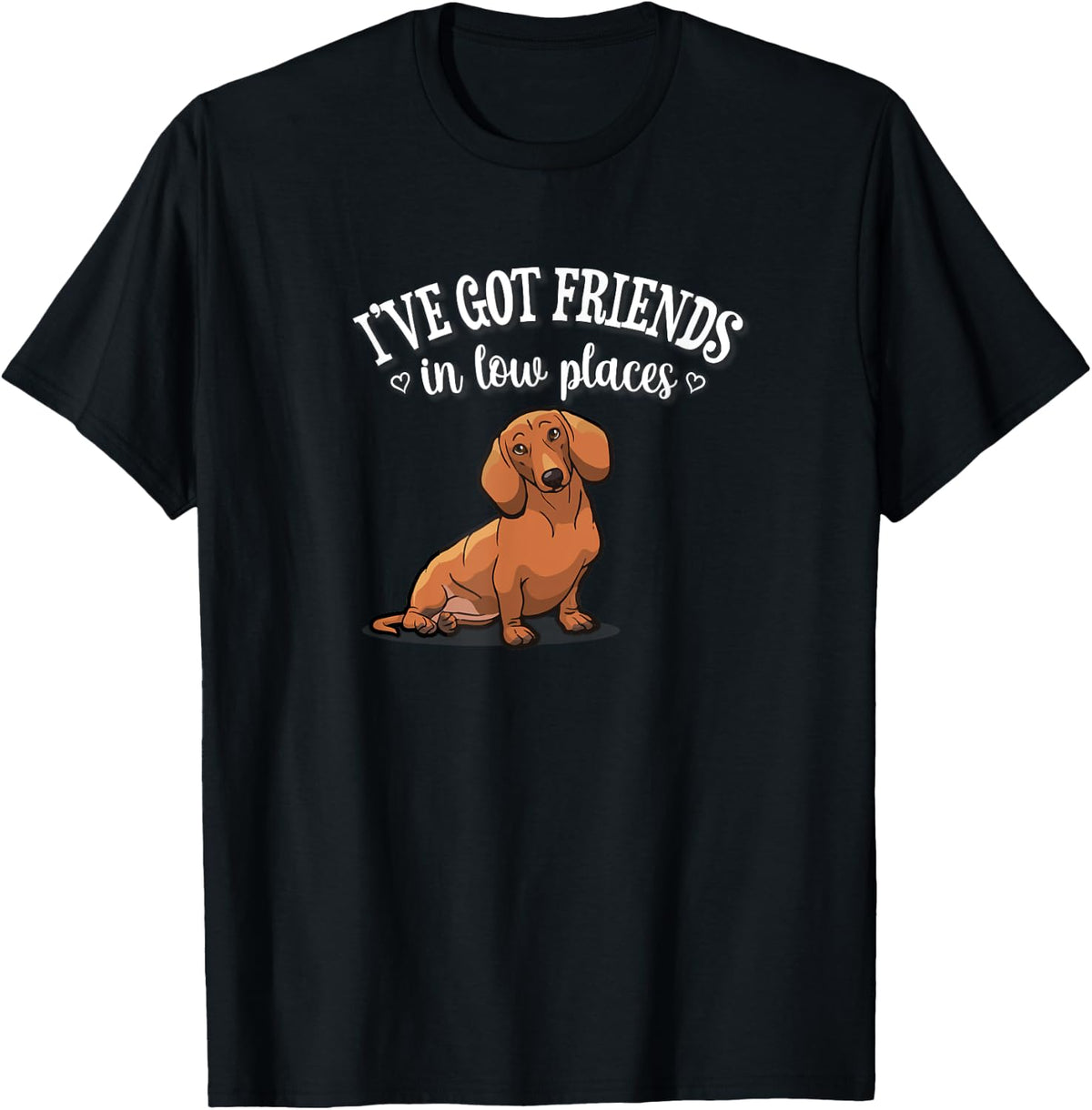 Funny Friends In Low Places Dachshund Lover Apparel | Bestseller Style | Aesthetic Casual Look