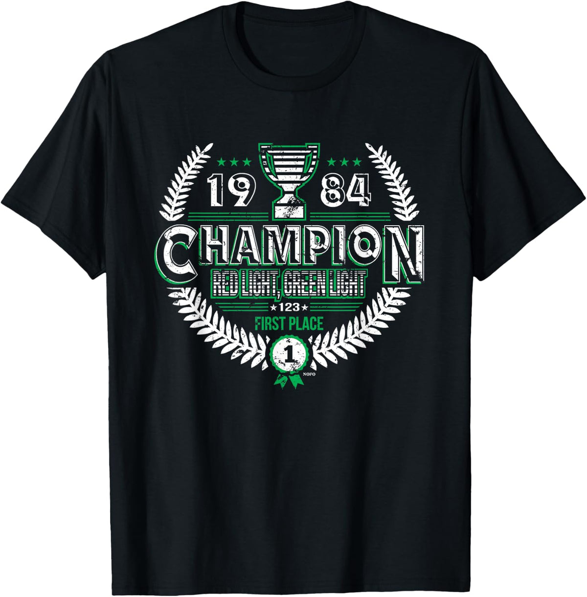 1984 Red Light, Green Light Champion, First Place Apparel | Top Conversion Title | Aesthetic Casual Look