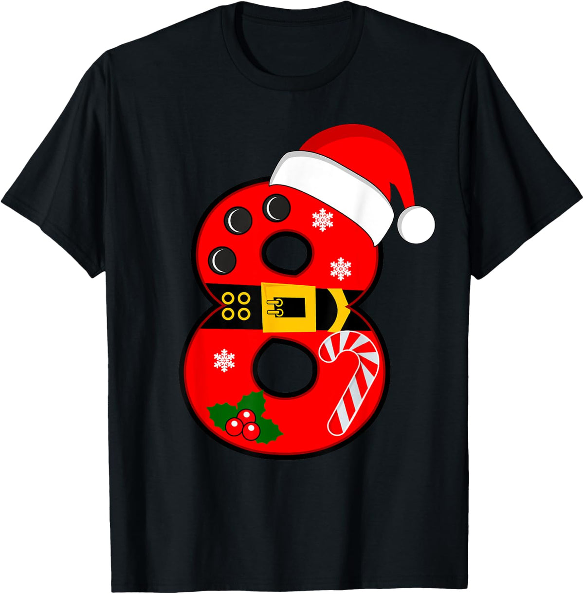 8 Year Old Christmas Santa 8th Birthday Kids Cute Tee Funny Apparel | Google Shopping Optimized | High CTR Boost