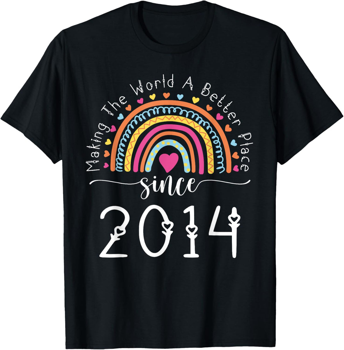 11th Birthday Born Making The World Better Place Since 2014 Apparel | Top Conversion Title | Daily Wear Essential