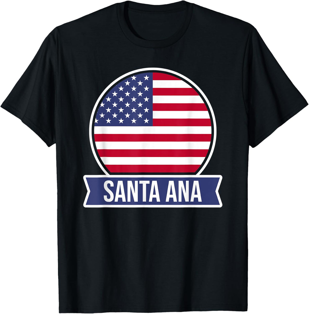 SANTA ANA - USA - American place name US flag design Apparel | Google Shopping Optimized | Customer Favorite