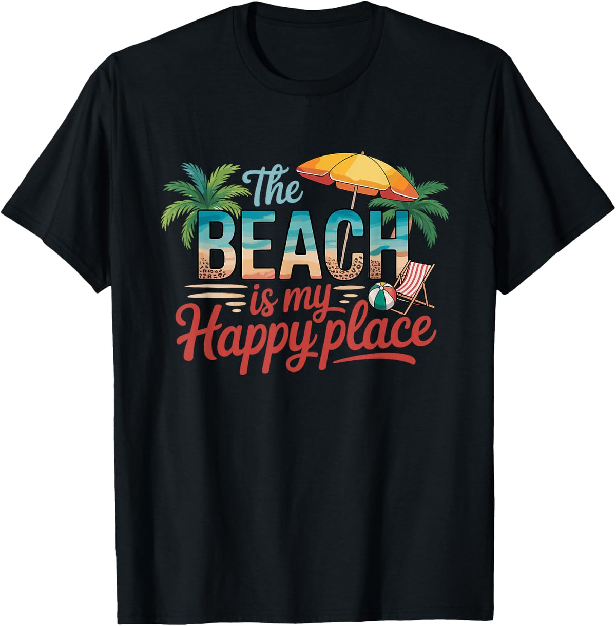 The Beach My Happy Place Apparel | Google Shopping Optimized | Perfect Gift Choice
