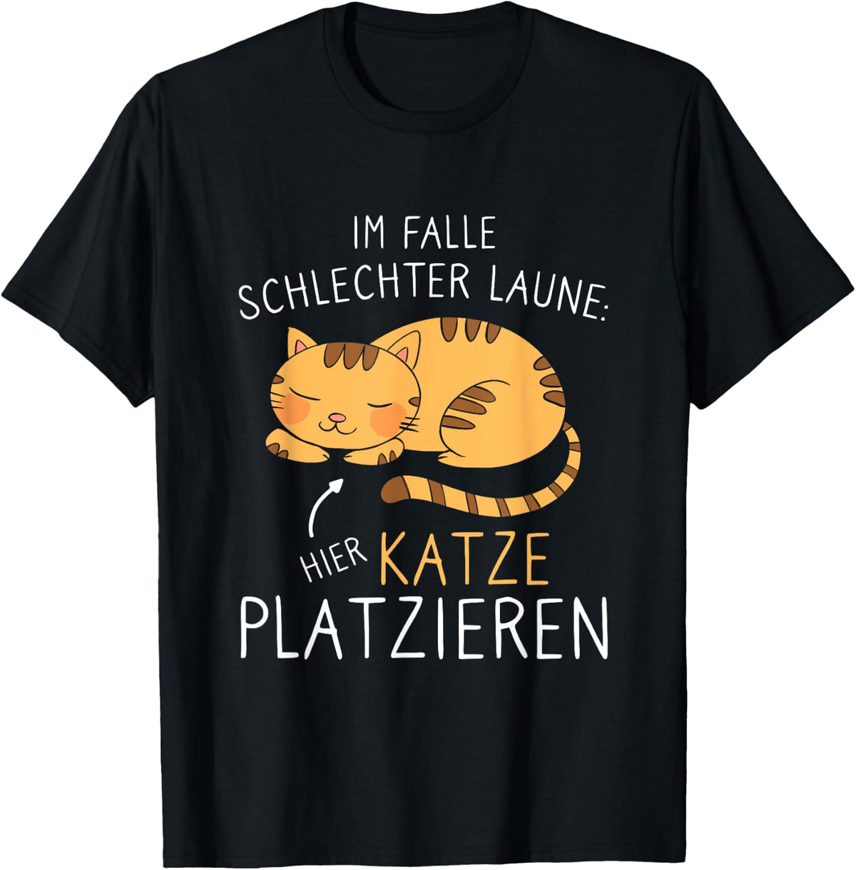 In Falle Schlechter Laune Hier Cat Place Cats Apparel | US Viral Pick | Aesthetic Casual Look