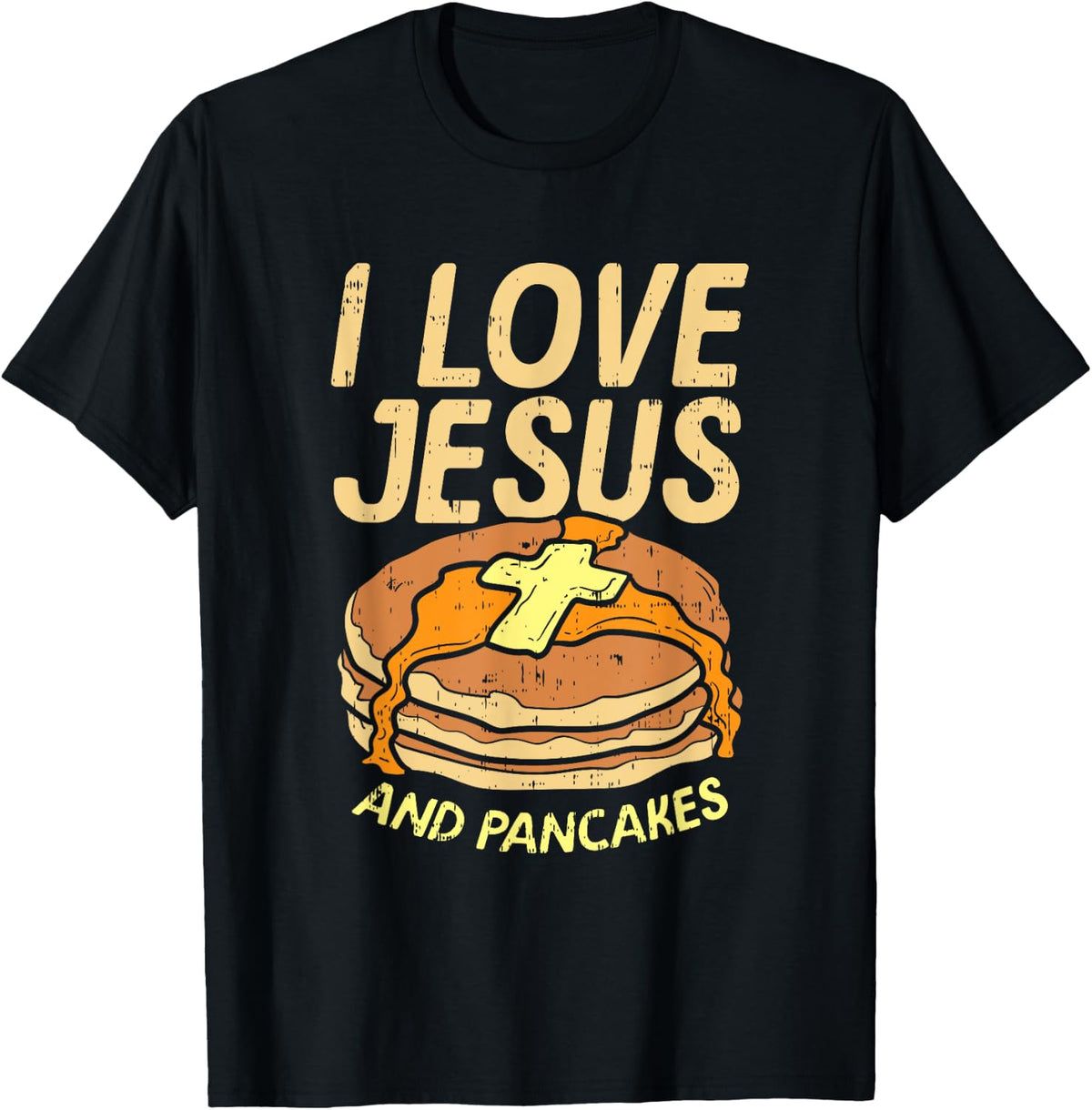 I Love Jesus And Pancakes Apparel | US Viral Style | Comfort Daily Wear