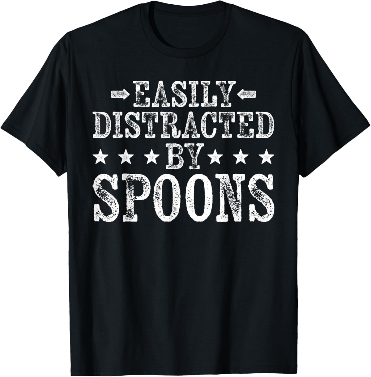 Easily Distracted By Spoons - Funny Spoons Maker Apparel | US Viral Style | Must-Have Style