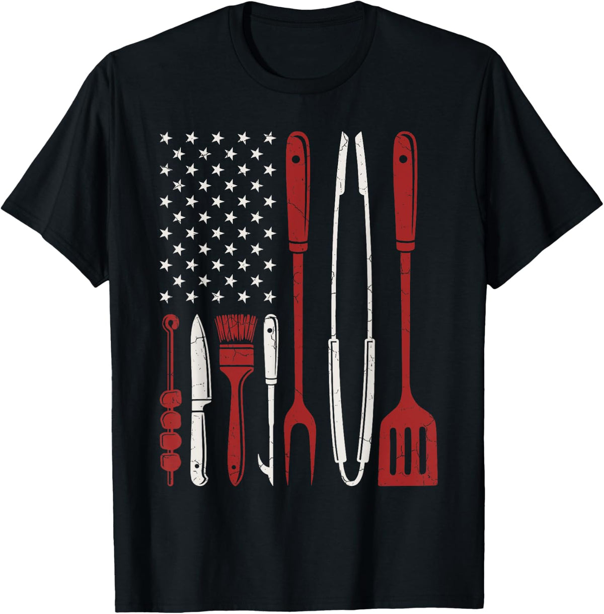 Barbecue USA Flag Grilling BBQ Eater Maker Barbecue Lover Apparel | Premium Quality | Comfort Daily Wear