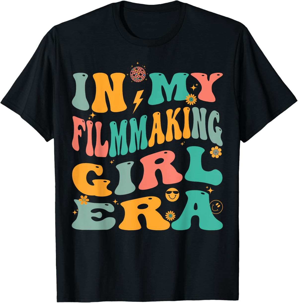 Retro Filmmaking Girl Groovy Filmmaker Apparel | Premium Quality | Comfort Daily Wear