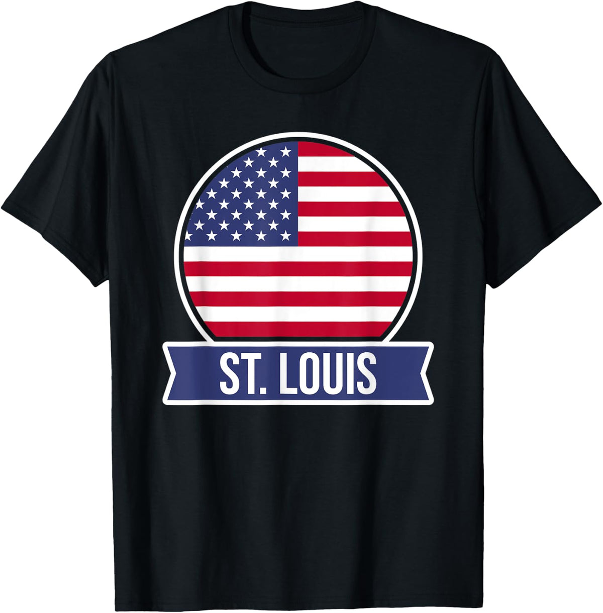 ST. LOUIS - USA - American place name US flag design Apparel | Top Conversion Title | Aesthetic Casual Look