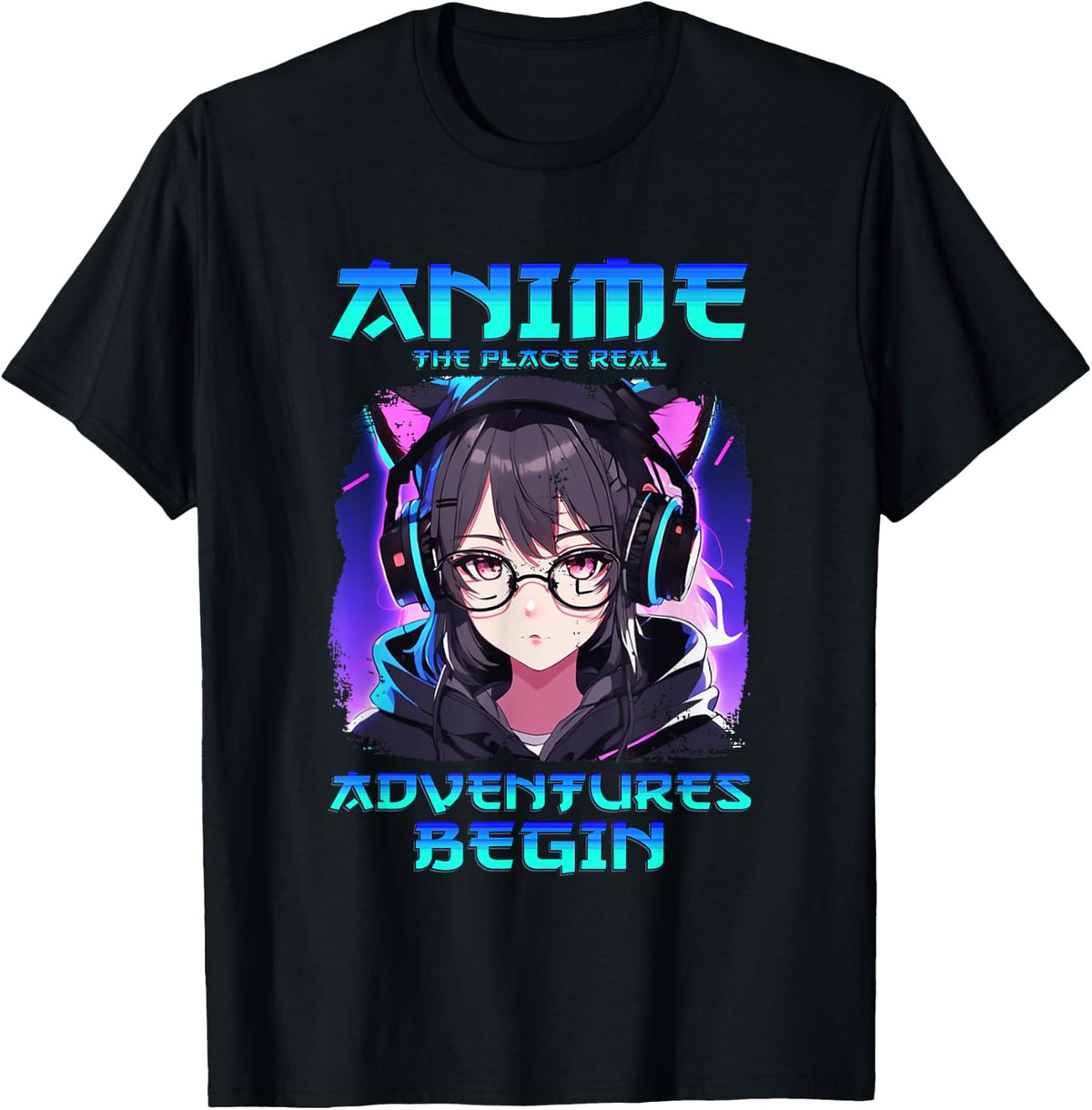 Anime The Place Real Adventures Begin Cute Character Kawaii Apparel | Trending 2025 | High CTR Boost