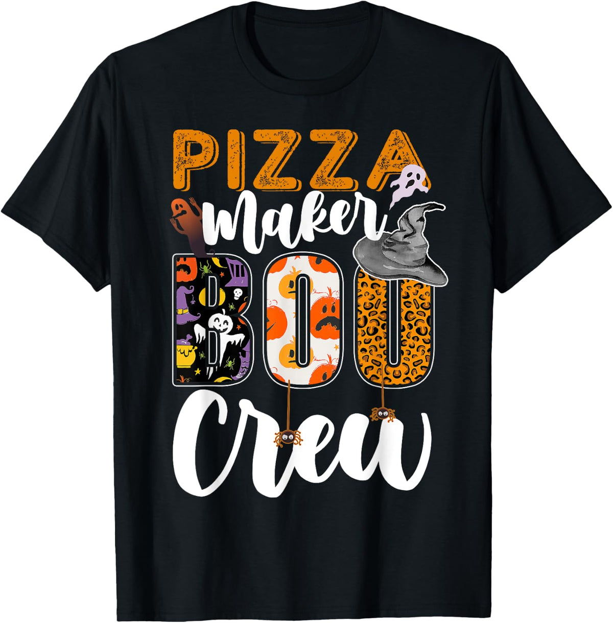 Pizza Maker Boo Crew Halloween Matching Cook Apparel | US Viral Style | Aesthetic Fit