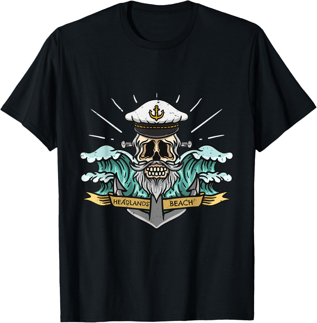 Headlands Beach Ohio Sea Captain Pirate Skull Nautical Men Women Kids Apparel | Trending 2025 | Top Rated Comfort
