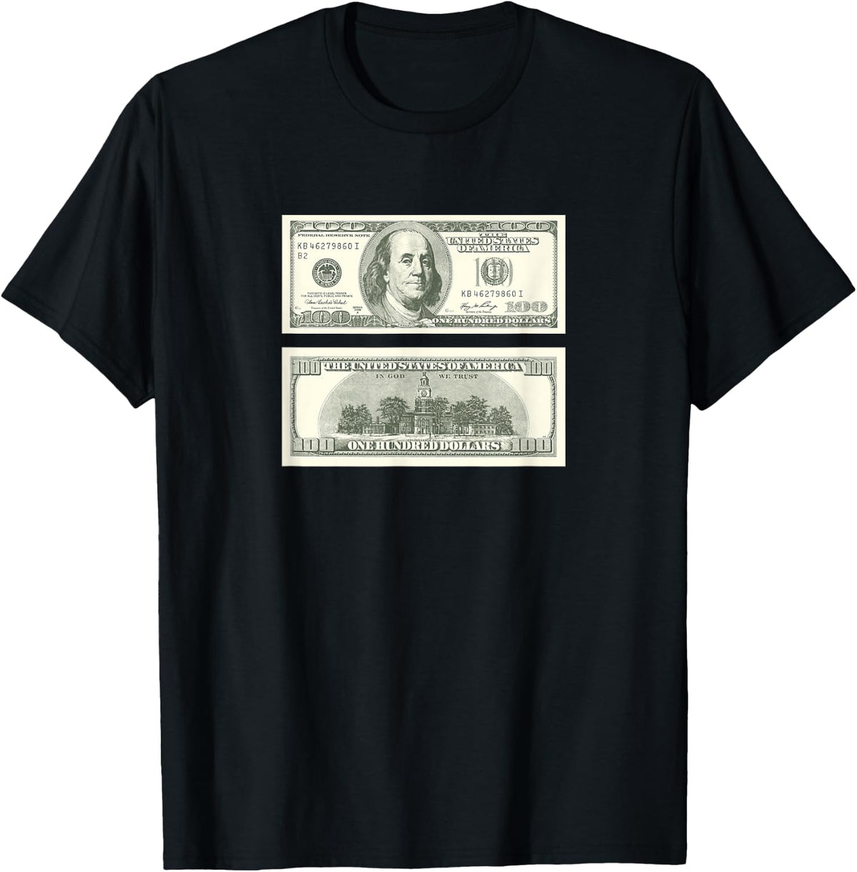 100 One Hunnid Benjamin Franklin Cash Money Maker Apparel | Trending 2025 | Aesthetic Fit